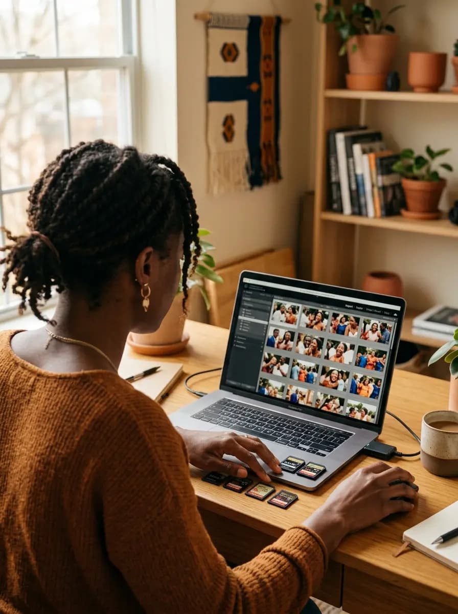 Workflow d'import de photos